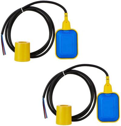 Divinext 2pc 3 Mtr Cable Floaty Electric Float Switch Water Level Sensor Pump Controller Preset Electronic Timer Switch
