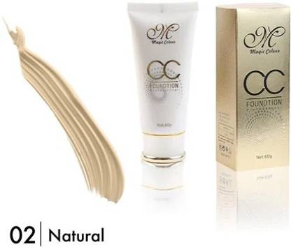 Magic Colour Crystal Flawless CC Foundation, Natural, 60gm Foundation