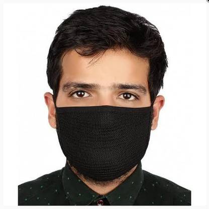GORDON Reusable Outdoor 100% Cotton Premium Face Masks Cotton Mask large size (1 piece, black, large) Reusable, Washable Cloth Mask With Melt Blown Fabric Layer