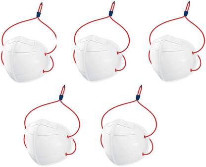 Skywall Head Loop N95 Mask, Washable and Reusable CE, ISO, FDA & WHO-GMP Certified Anti-Pollution Dust Mask with Five Protective Layers Reusable, Washable