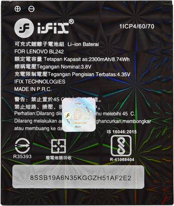 i-FiX Mobile Battery For  Lenovo Lenovo A6000