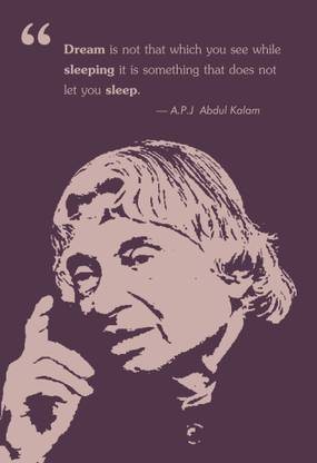 A.P.J Abdul Kalam Paper Print