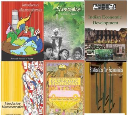 NCERT Economics Books Set Of Class -9 To 12 For UPSC Exams (English Medium)