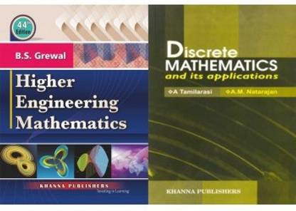 Higher Engineering Mathematics With Discrete Mathematics With 2 Vol Combo Set