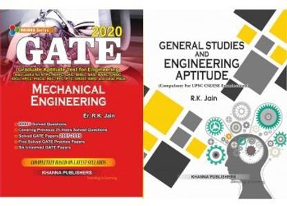 Gate Mechanical Engineering With General Studies And Engineering Aptitude 2 Vol Combo Set