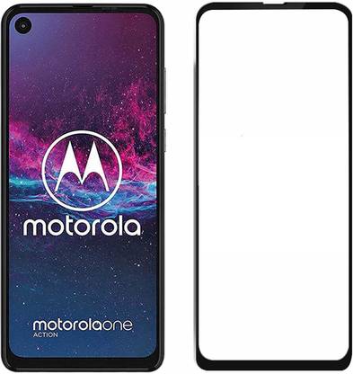 न्क्ससे एज टू एज टेम्पर्ड ग्लास Motorola One Action के लिए के लिए