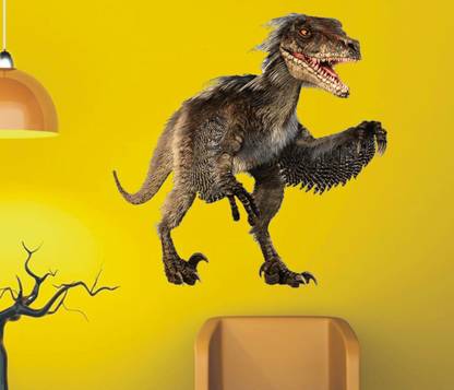 Jagvii 45 cm horror dinosaur Removable Sticker