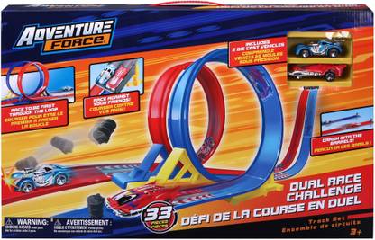Adventure Force Dual Race Loop Playset