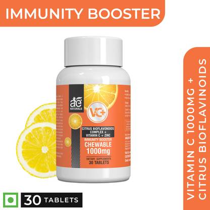AE Naturals Chewable Vitamin C 1000mg With Citrus bioflavonoid complex Tablets