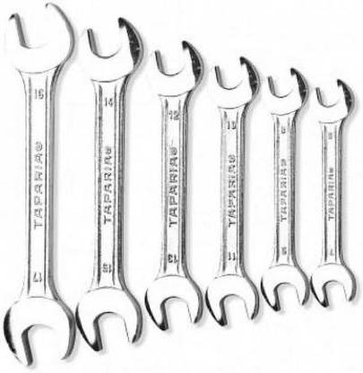 TAPARIA DEP 06 DOUBLE ENDED SPANNER SET DEP 06 DOUBLE ENDED SPANNER SET Double Sided Open End Wrench