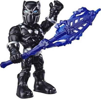 SUPER HERO ADVENTURES Mega Mini Black Panther Action Figure