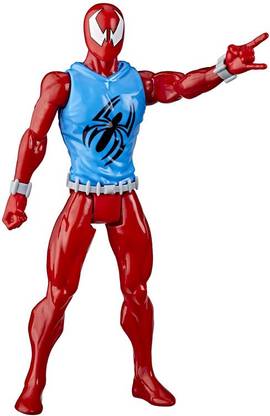MARVEL Spider-Man: Titan Hero Series Blast Gear Mrvls Scarlet Spider 12Inch-Scale Super Hero Action Figure
