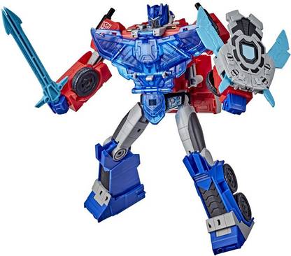 TRANSFORMERS Bumblebee Cyberverse Adventures Battle Call Officer Class Optimus Prime, Voice Activated Lights and Sounds, Ages 6 and Up 10-inch
