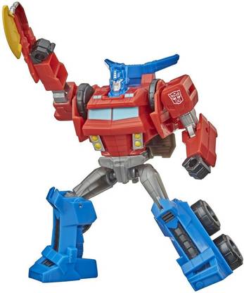 TRANSFORMERS Bumblebee Cyberverse Adventures Warrior Class Optimus Prime Action Figure Toy,Repeatable Attack Move