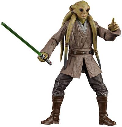STAR WARS The Black Series Kit Fisto Toy 6-inch Scale The Clone Wars Collectible Action Figure, Kids Ages 4&Up