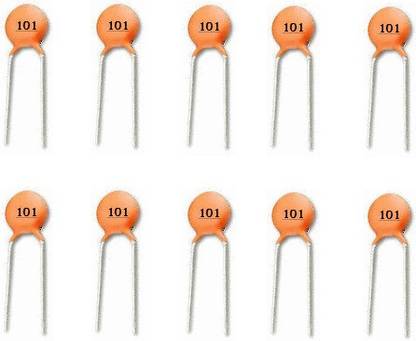 RISARYA 0 .0001uF/100pF/0.1nF/100/50V DIP,20PCS, LOW VOLTAGE CERAMIC DISC CAPACITOR Ceramic Capacitor