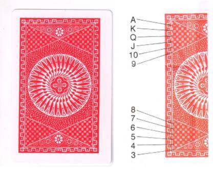 R.s.Magic Tricks SPY Marked Magic Playing Cards Red (Dr.D Cheating Playing Cards) Best for Flash Card Magic