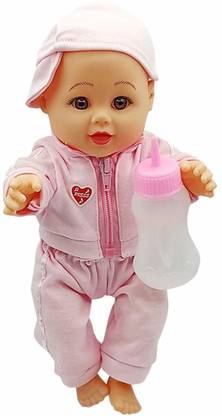 Zosi Cute Little Handsome Baba Doll Speaking Playset Doll With Accessories For Kids Both Girls And Boys Set Of One Baba Doll With Nursing Bottles Toy For Girls And Boy