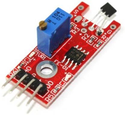 EMERGING TECHNOLOGIES KY-024 Linear Magnetic Hall Sensor Board Switch Speed Counting Hall Sensors Module Electronic Components Electronic Hobby Kit