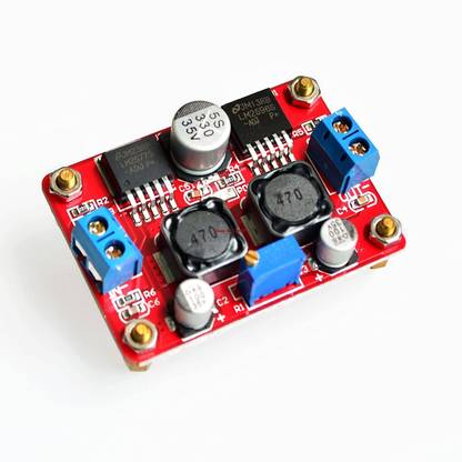 EMERGING TECHNOLOGIES LM2596 & XL6009 DC-DC Adjustable Step-Up and step-down Power Supply Module boost and buck voltage converter LED Electronic Components Electronic Hobby Kit