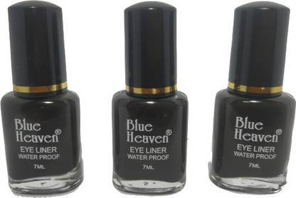 BLUE HEAVEN Water Proof eye liner 7 ml ( Set of 3 ) 7 ml