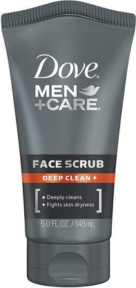 DOVE Men+Care Face Scrub, Deep Clean Plus 5 oz. Face Wash