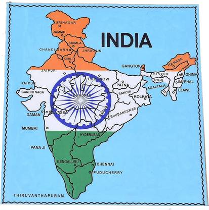 creative scluptor Brass India Map with Monuments | Indian Army | Home Decor | Table Decor Indian Map Brass India Map World Globe