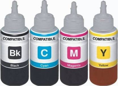 Printcare Compatible Refill ink Canon pixma GI-790 G1000 G2000 G3000 G4000 Black + Tri Color Combo Pack Ink Bottle Black + Tri Color Combo Pack Ink Bottle