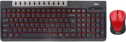 Foxin FWC-601 Wireless Standard Multi-device Keyboard Compatible with Desktop, Laptop, Mac