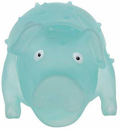 Taiyo Pluss Discovery Mr. Piggy The Lightning Pig Rubber Dog Toy/Pet Toy/Squeaky Toy for Suitable pet/Size: L- 3.5 Inch, H- 9 Inch/Color: Green Rubber Squeaky Toy For Dog & Cat