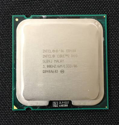 Intel CORE 2 DUO E8400 PROCESSOR 3 GHz LGA 775 Socket 2 Cores 2 Threads 6 MB L2 Cache Desktop Processor