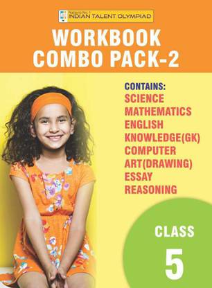 Science Maths IMO English GK Essay Drawing Computer Reasoning Class 5 Olympiad Workbooks Combo Pack Of 8 Books