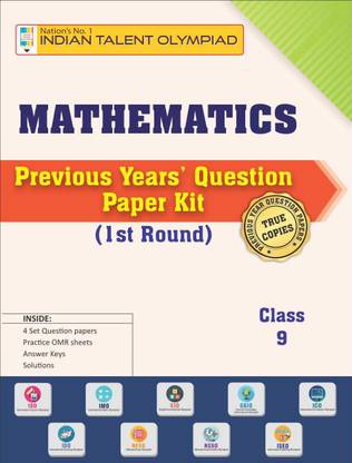 International Maths Olympiad Previous Year Question Paper Set Class 9 (Round 1)