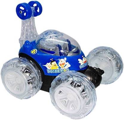 SNM97 Remote Control 360 Degree Plastic Rolling Stunt Car for Kids & Android charger