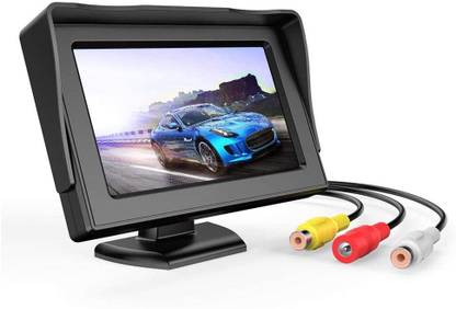 Campark 4.3 inch LCD Display Backup Camera and Monitor Rear View Reverse Camera Waterproof for Car SUV Van(Power Supply: DC 12V) Reverse Assist Camera System