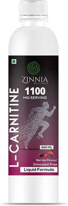 Zinnia Wellness L-carnitine Liquid Berry Flavour - 480 ml