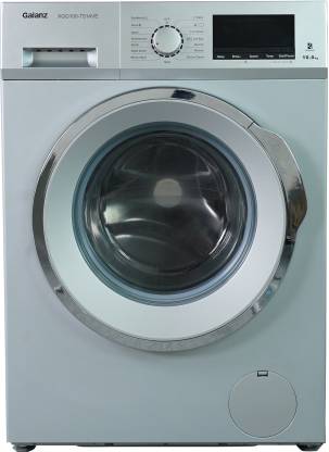 Galanz 10 kg Quick Wash, Inverter Fully Automatic Front Load Washing Machine with In-built Heater Silver
