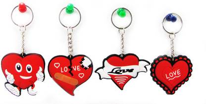 Tickles Lovely Heart Keychains Key Chain