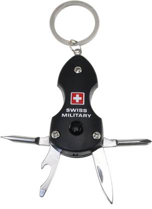 SWISS MILITARY Multi Tool Led Key Chain