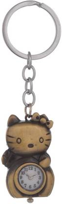 Kairos Hello Kitty Cat Stomach Watch Clock Key Chain
