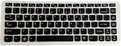 Saco Silicone Chiclet Protector Cover Fit For Lenovo Yoga 500 (80n400fdin) Laptop Keyboard Skin