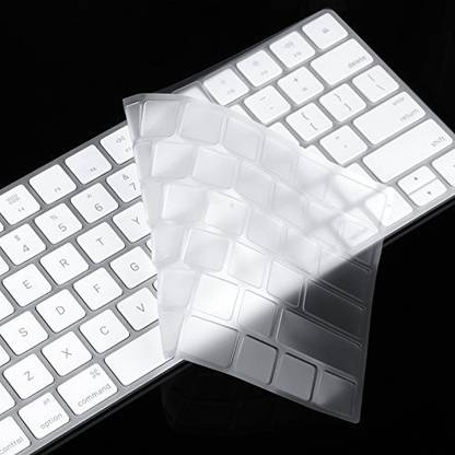 Saco Ultra Thin Clear Soft TPU Cover for Apple Magic US version Desktop Keyboard Skin