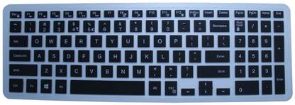 illios KSDE04 Silicon Rubber Protector cover for Dell Inspiron 3543 Touchscreen 15.6 inch Laptop Keyboard Skin