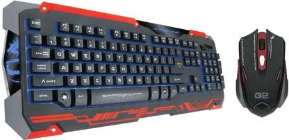DRAGON WAR X Q2 Gaming Keyboard and Mouse Combo Wired USB Gaming Keyboard Compatible with Desktop, Laptop, Mac