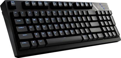 COOLER MASTER Quick Fire TK Blue Cherry Wired USB Gaming Keyboard Compatible with Desktop, Laptop, Mac