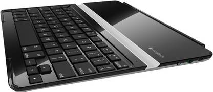 Logitech Logitech Ultrathin Bluetooth Keyboard for ipad(Black) Wireless Tablet Keyboard Compatible with Desktop, Laptop, Mac