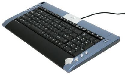 Genius Luxemate Scroll PS2 Laptop Keyboard Compatible with Desktop, Laptop, Mac