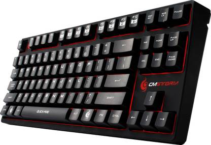 COOLER MASTER Quickfire Rapid USB 2.0 Wired USB Gaming Keyboard Compatible with Desktop, Laptop, Mac
