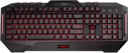 ASUS CERBERUS (90YH00R1-B2UA00) Wired USB Standard Gaming Keyboard Compatible with Desktop, Laptop, Mac