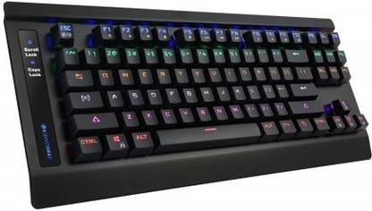 ZEBRONICS MAX Wired USB Standard Gaming Keyboard Compatible with Desktop, Laptop, Mac